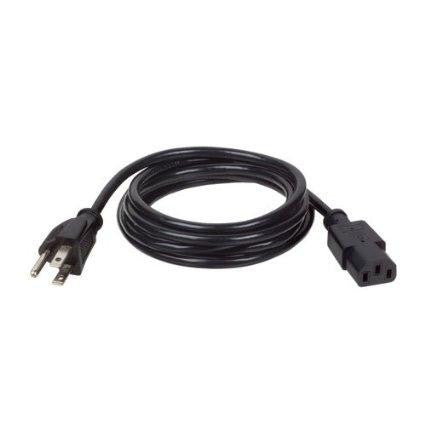 Tripp Lite Computer Power Cord, 10a, 18awg (nema 5-15p To Iec-320-c13) 12-ft.