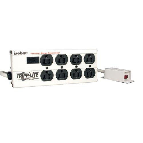 Tripp Lite Ib8rm Isobar Series 8 Outlet, 12ft Cord, 3840 Joules, Remote On-off Switch, All-