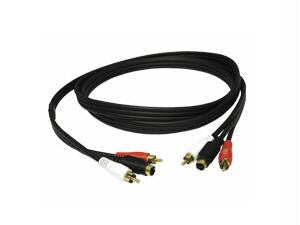 12ft S-Video + RCA Audio Cable