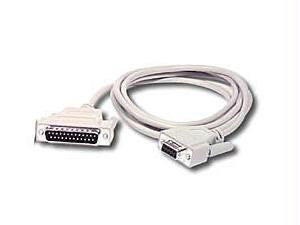 1ft DB9F to DB25M Serial Adapter Cable