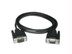 15ft DB9 M-F Straight Thru Ext Cbl Black