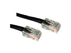 1ft CAT5e Assembled Patch Cable Black