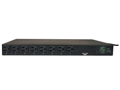Tripp Lite Tripp Lite Pdu Metered Ats 120v 15a 5-15r 8 Outlet 2 5-15p Horizontal 1urm