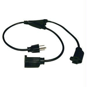 Tripp Lite Standard Power Extension Cord Y Splitter Cable 10a, 18awg (nema 5-15p To 2x Nema