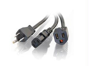 6ft 1-to-2 Power Cord Splitter