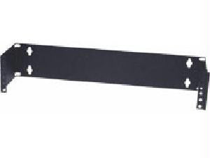 1U X 6IN-WALLMOUNT PATCHPANEL BRKT BLK