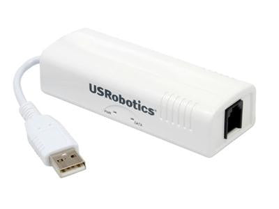 U.s. Robotics 56k V.92 Fax Modem Usb - Fax- Modem - External - Usb - Cable - 56 Kbps - V.90;v