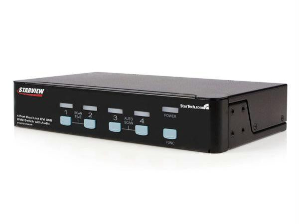 4 PORT HIGH RES USB DVI AUDIO KVM SWITCH
