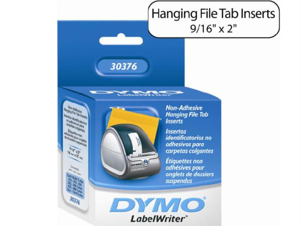 Dymo Dymo Pendaflex White Hanging File Tab Inserts (1-5th Cut) 9-16 X 2 260 Per Roll