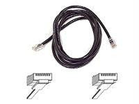 Belkinponents 7ft Cat5e Patch Cable, Utp, Black Pvc Jacket, 24awg, T568b, 50 Micron, Gold Plat
