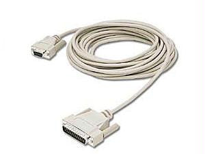 20FT DB25M TO DB9F NULL MODEM CBL