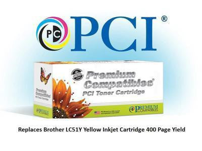 COMPATIBLE LC-51Y YELLOW INKJET