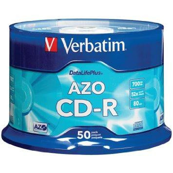 Verbatim Americas Llc Verbatim Datalifeplus - 50 X Cd-r 700 Mb ( 80min ) 52x - Spindle - Storage M