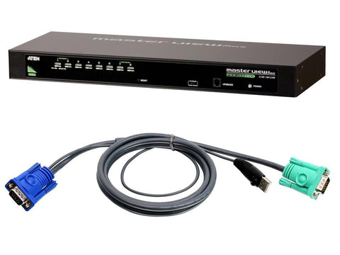 8-Port KVM with 8-USB cables