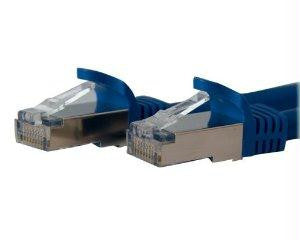 Startech 3ft Cat 6a Blue Rj45 Shielded Molded Network Patch Cable - 3 Ft Rj45 M-m Catego