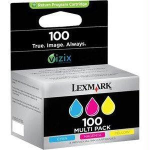 LEXMARK INTERNATIONAL, INC. #100 COLOR INK CARTRIDGE TRI-PACK