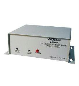 Valcom One-way, 1 Zone, Page Control With Built-in Power Provides A Background Music In
