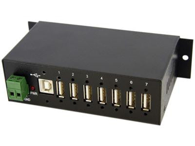 MOUNTABLE INDUSTRIAL 7 PORT USB HUB