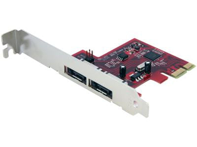 2 PORT PCIE ESATA 6 GBPS CONTROLLER CARD
