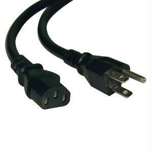 Tripp Lite Standard Computer Power Cord 10a,18awg (nema 5-15p To Iec-320-c13) 4-ft.
