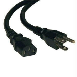 Tripp Lite Standard Computer Power Cord 10a,18awg (nema 5-15p To Iec-320-c13) 3-ft.