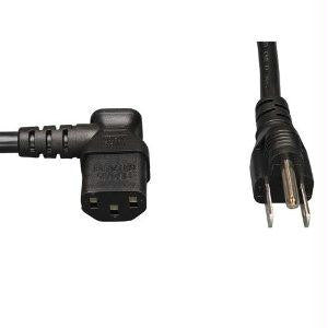 Tripp Lite Standard Computer Power Cord 10a,18awg (nema 5-15p To Left Angle Iec-320-c13) 6-