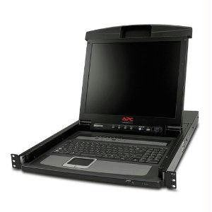Apc By Schneider Electric 17 Rack Console Integrated 8 Port Kvm