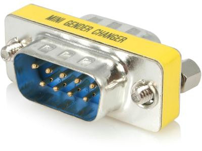 SLIMLINE SERIAL DB9 GENDER CHANGER - M-M