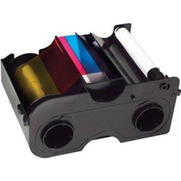 Fargo Electronics Dtc4000 Ymckok Cartridge W-cleaning Roller: Full-color Ribbon With Two Resin Bla