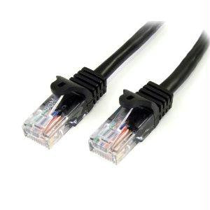STARTECH 10FT BLACK CAT5E SNAGLESS PATCH CABLE