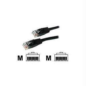 STARTECH 6 FT BLACK SNAGLESS CAT5E PATCH CABLE