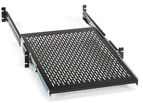 Black Box Network Services Rackmount Sliding Vented 4-point Shelf,