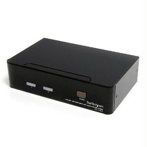 STARTECH 2 PORT DVI USB KVM SWITCH WITH AUDIO AND USB 2.0 HUB
