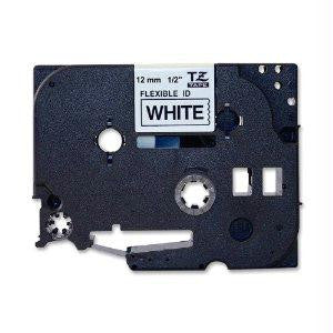 Brother International Corporat 12mm (0.47) Black On White Flexible Id Tape 8m (26.2 Ft)
