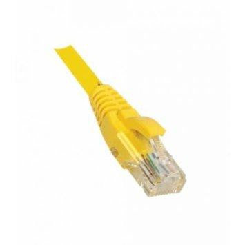 Weltron 1ft Yellow Snagless Cat5e Utp Patch Cabl