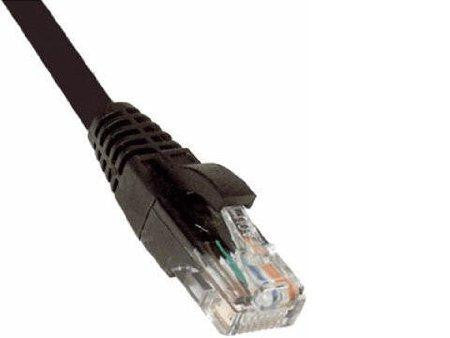 Weltron 7ft Black Snagless Cat5e Utp Patch Cable