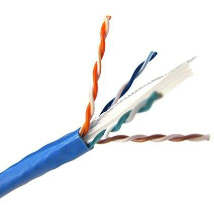 Weltron 1000ft Blue Plenum Cat6  Cable 550mhz