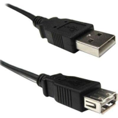Weltron 15ft A Male To A Female Usb Cable