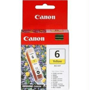 Canon Usa Bci-6 Ink Tank - Yellow - 280 Pages , 5% Coverage - For Ip8500, Ip6000d ,ip5000,