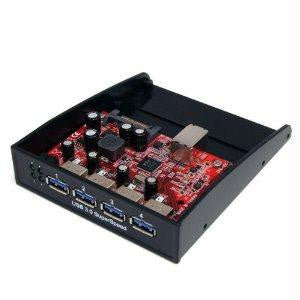 Startech Add A 4-port Superspeed Usb 3.0 Hub To The 3.5in Front Bay Opening Of A Computer