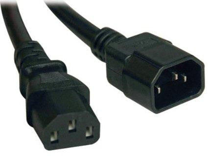 Tripp Lite Standard Computer Power Extension Cord 10a, 18awg (iec-320-c14 To Iec-320-c13) 1