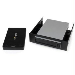 Startech Turn A 2.5in Sata Drive Into A Front Bay Mounted Removable Hdd Backup Solution -