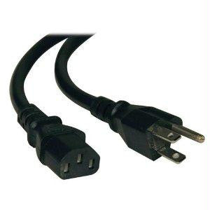 Tripp Lite Standard Computer Power Cord 10a,18awg (nema 5-15p To Iec-320-c13) 15-ft.