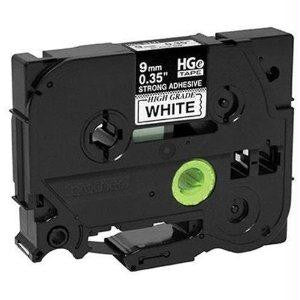 Brother Mobile Solutions 9 Mm Black On White High Grade Tape