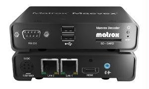 Matrox Graphics Maevex Decoder, Dual Rj45 100-1000mbps Ethernet,hdmi-out, 2x Usb 2.0, Rs232, Aud