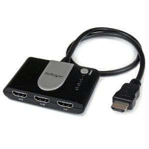Startech Share A Single Hdmi Display Or Projector Between Three Hdmi Video Sources - Wit