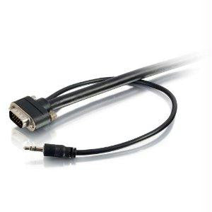 C2g 15ft Select Vga + 3.5mm A-v Cable M-m Audio-video Monitor Cable Constructed Usi