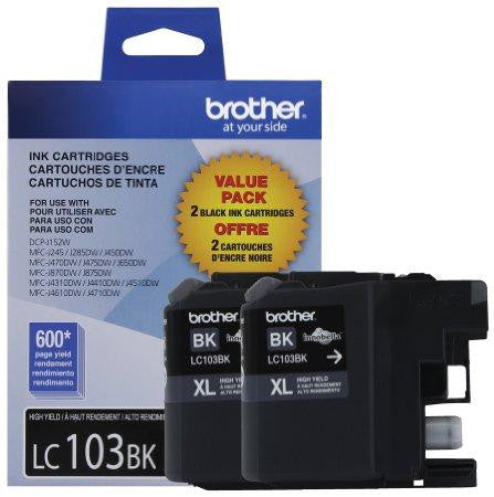Brother International Corporat 2-pack Of Innobella High Yield (xl Series) Black Ink Cartridges (y