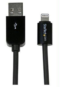 Startech 2m (6ft) Long Black Apple 8-pin Lightning Connector To Usb Cable For Iphone - Ip