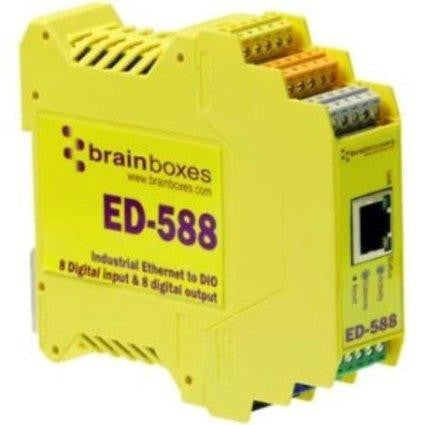 Brainboxes Ltd Ethernet 8 Digital Inputs + 8